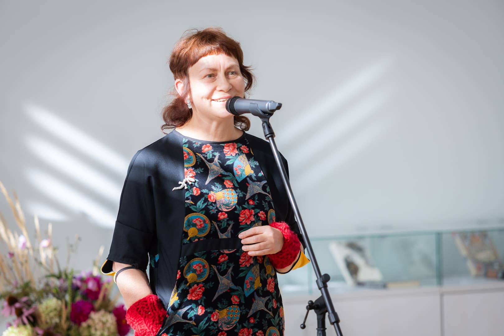 Dešimtosios kasmetinės respublikinės Grigorijaus Kanovičiaus literatūrinės premijos laureatė Sondra Simana. Gretos Mockutės-Zgirskienės nuotr.